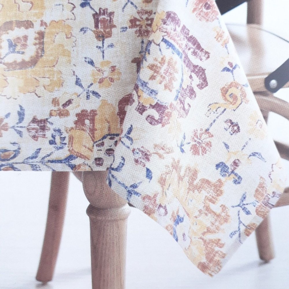 Fabric Tablecloth Vintage Rug Print 60x84